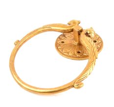 Brass Peacock Shape Towel Ring/Door Handle