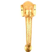 Brass Elephant Face Door Handle