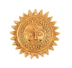 Rising Sun Dhokra Wall Hanging