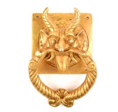 Brass Bronze Demon Devil Door Knocker