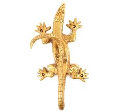 Brass Handle of Lizard Brass Door Pull