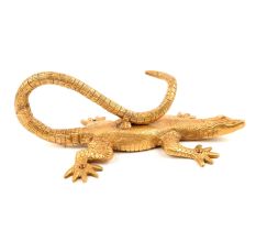Brass Handle of Lizard Brass Door Pull