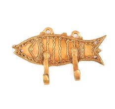 Brass Fish Decorative Wall Hooks Hanger