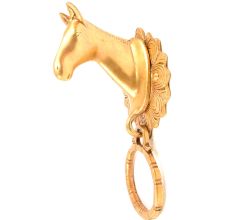 Horse Floral Solid Brass Towel Ring/Door Knocker