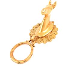 Horse Floral Solid Brass Towel Ring/Door Knocker