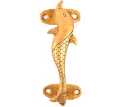 Ethnic Brass Dolphin Door Handle