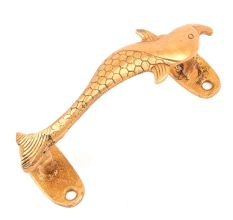 Ethnic Brass Dolphin Door Handle