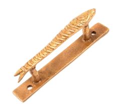 Brass Handcrafted Fish Handle