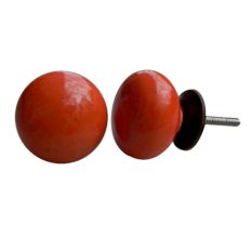Orange Solid Knob