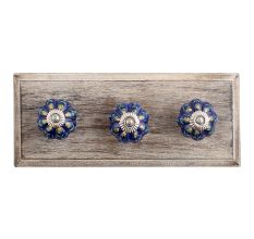 Natures Palette Ceramic Wooden Hooks