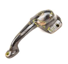 Aged Brass Elephant Head Door Handle