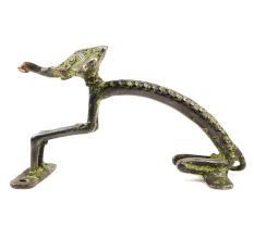 Elephant Door Handles with Patina
