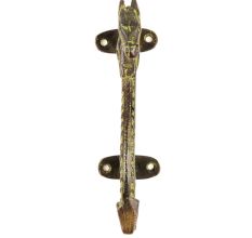 Brass Tribal Horse Door Handle