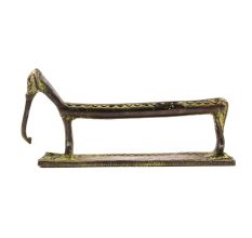 Green Brass Elephant Door Handles Pulls