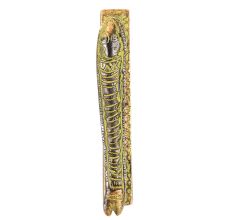 Green Indian Brass Fish Door Handle