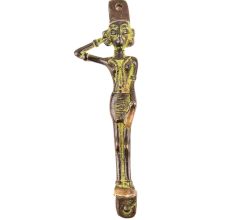 Bronze Tribal Female Figurine Door Handle