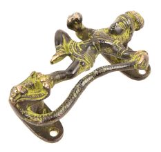 Indian Krishna Brass Door Handles