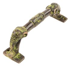 Black Bronze Tiger Design Door Handle