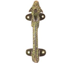 Black Tribal Bull Door Handle