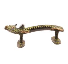 Black Tribal Bull Door Handle