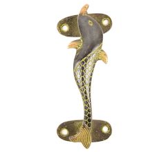 Hand Decor Dolphin Bronze Brass Door Handle