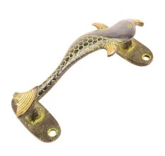 Hand Decor Dolphin Bronze Brass Door Handle