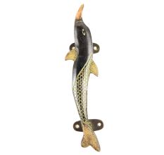 Black Dolphin Bronze Brass Door Handle