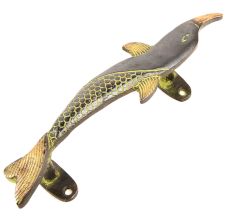 Black Dolphin Bronze Brass Door Handle