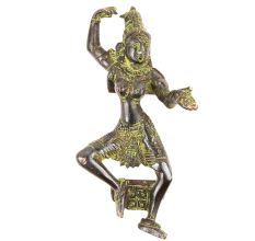 Black Natraj Dancing Bronze Door Handle