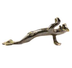 Handmade Bronze Tiger Patina Door Handle