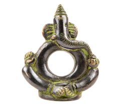Indian Small Bronze Ganesha Statue