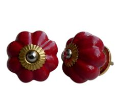 Blood Red Solid Knob