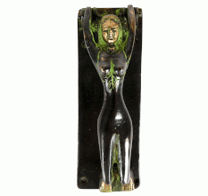 Patina Lady Figurine Door Knocker