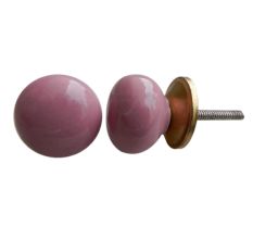 Pink Solid Knob Small