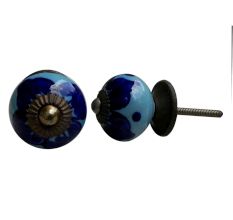 Blueanemone Flower Knob