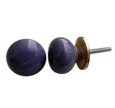 Purple Solid Knob Small