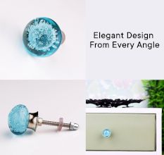 Light Blue Bubble Cabinet Knobs