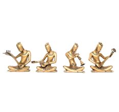 Set of Musician - Brass Statues