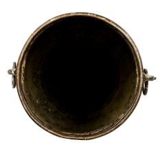 Large South Indian Hammered brass Water Storage Pot / Planter