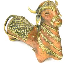 Brass Dhokra Nandi Bull ( Nandi Bull )