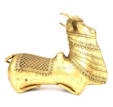 Brass Shiv Nandi (Dhokra Craft) Statue
