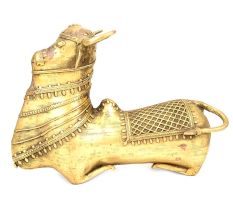 Brass Shiv Nandi (Dhokra Craft) Statue
