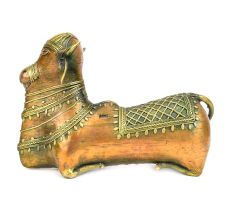 Brass Nandi Bull Statue Vahana of Shiva