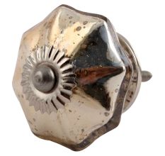 Antique Golden Glass Knob