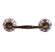 Red Season Ceramic Bridge Handle