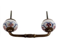 Red Season Ceramic Bridge Handle