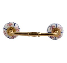 Red Season Ceramic Bridge Handle