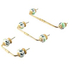 Anemone Ceramic Bridge Handle