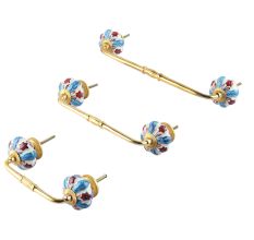 Blue Ocean Ceramic Bridge Handle