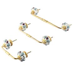 Erica Melanthera Ceramic Bridge Handle